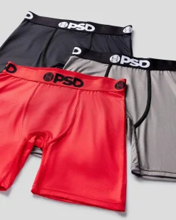 CoolMesh 3 Pack - Red/Gray/Black