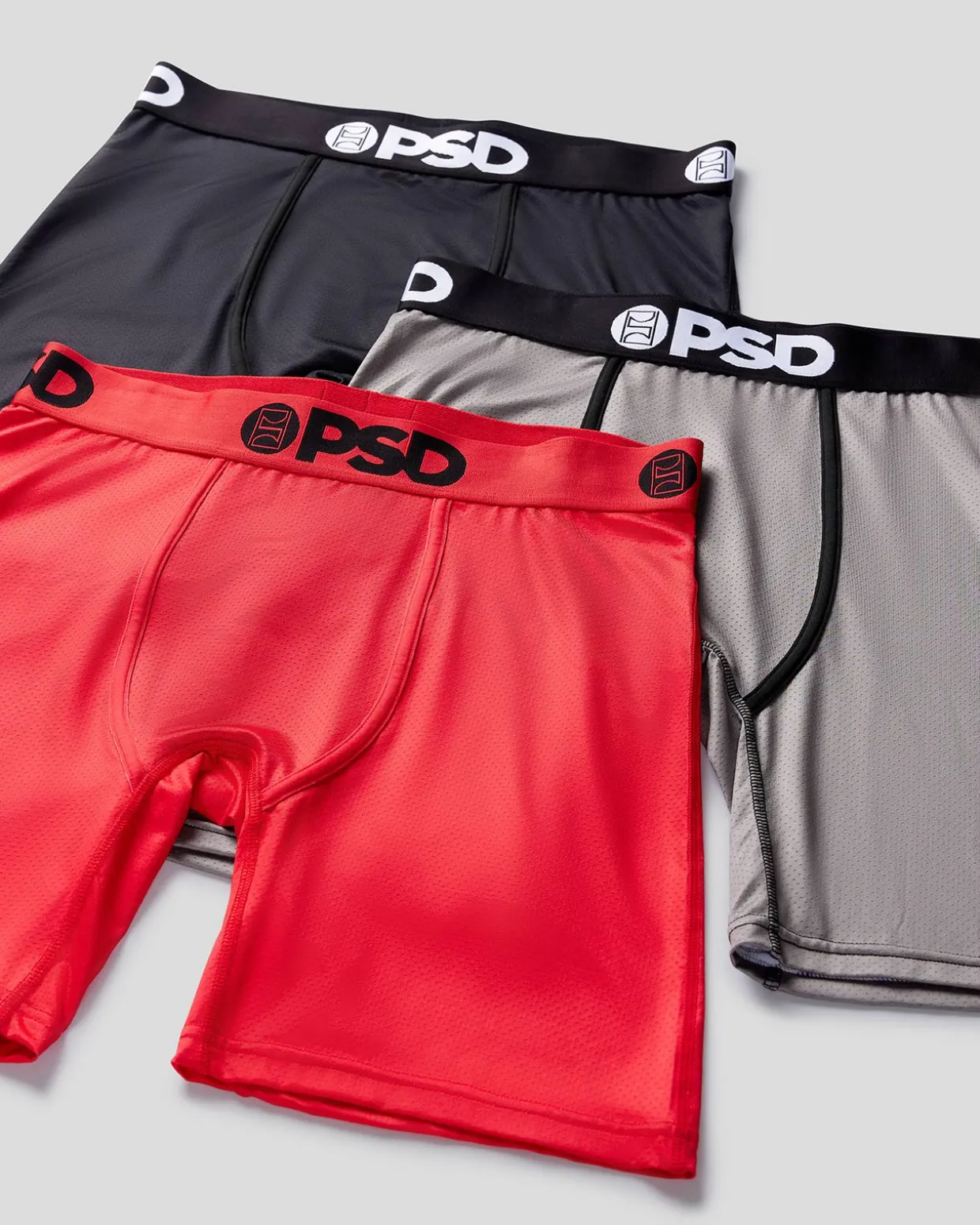 CoolMesh 3 Pack - Red/Gray/Black