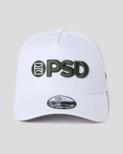 New Era x PSD Logo Hat White/Green