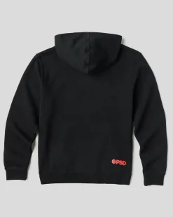 PSD Black Red Hoodie