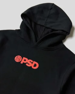 PSD Black Red Hoodie