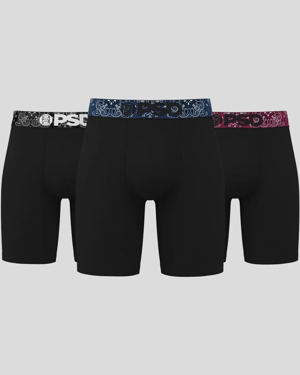 Solids 3 Pack - Dark Paisley